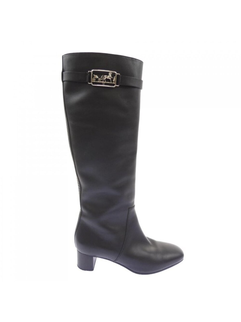 Hermes Long Boots Black